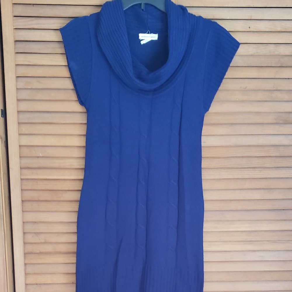 Blue Sweater Dress